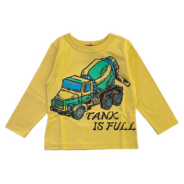 50％OFF　P.FIELD　ピーフィールド　ワークカー　ミキサー車　プリント　長袖　Tシャツ(100cm・110cm・120cm） | P.FIELD | 03