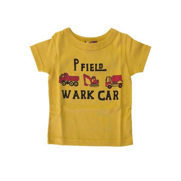 50％OFF　P.FIELD　ピーフィールド　ワーク車　半袖　Tシャツ(90cm・100cm・110cm） | P.FIELD | 03