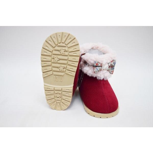 スーリー　Souris　　ボア　リボンブーツ（13cm・13.5cm・14cm・14.5/15cm） | Souris | 03