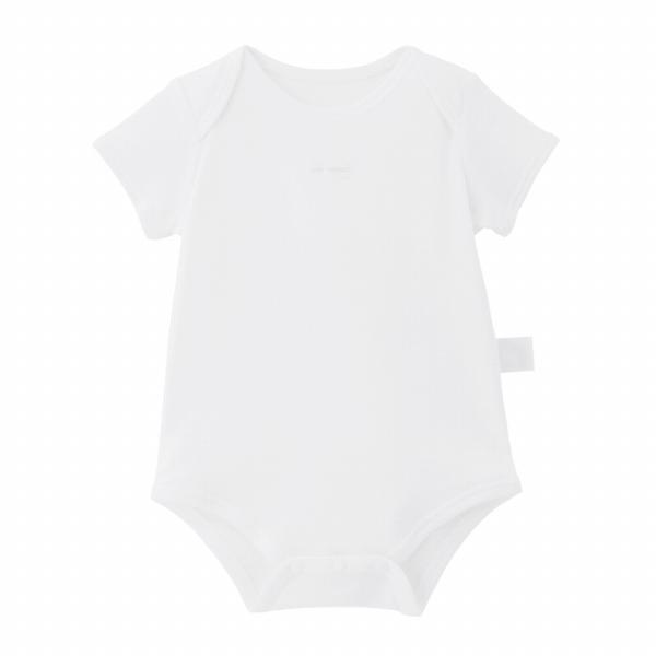 ●取り寄せ商品●ミキハウス　mikihouse ピュアベール半袖フライス　ボディシャツ(70cm  80cm 90cm )ロンパース 新生児 | MIKI HOUSE | 01