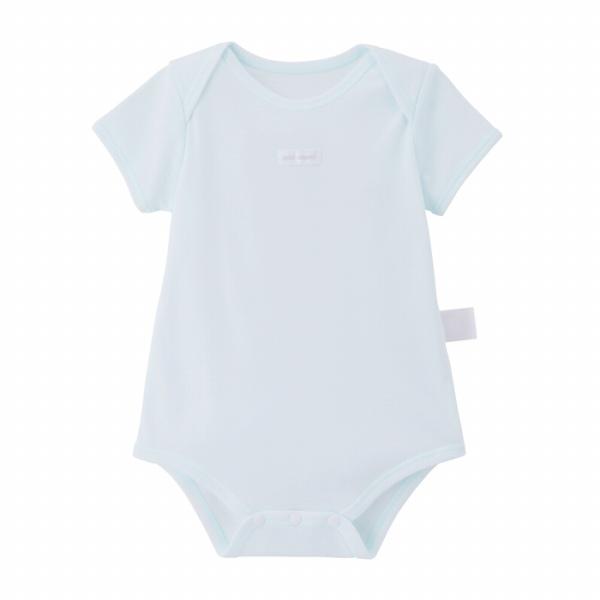 ●取り寄せ商品●ミキハウス　mikihouse ピュアベール半袖フライス　ボディシャツ(70cm  80cm 90cm )ロンパース 新生児 | MIKI HOUSE | 09