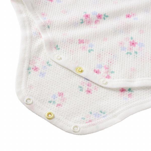 ●取り寄せ商品●ミキハウス　mikihouse　ミキハウスベビー  ピュアベール 総柄 ノースリーブメッシュ 天竺ボディシャツ(70・80) | MIKI HOUSE | 12