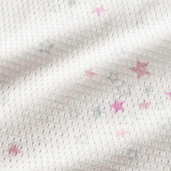 ●取り寄せ商品●ミキハウス　mikihouse　ミキハウスベビー  ピュアベール 総柄 ノースリーブメッシュ 天竺ボディシャツ(70・80) | MIKI HOUSE | 03