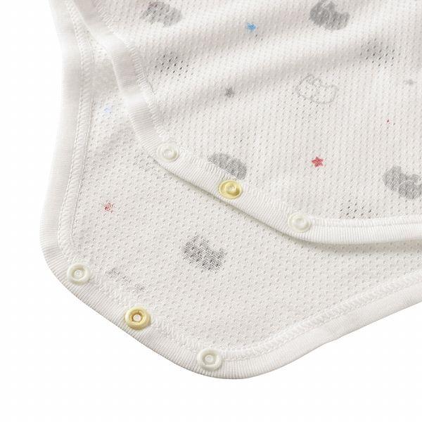 ●取り寄せ商品●ミキハウス　mikihouse　ミキハウスベビー  ピュアベール 総柄 ノースリーブメッシュ 天竺ボディシャツ(70・80) | MIKI HOUSE | 08