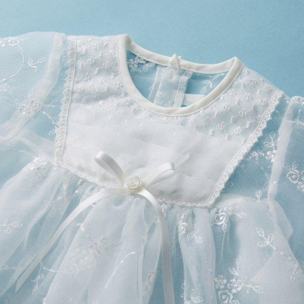 ●取り寄せ商品●ミキハウス ベビー mikihouse　セレモニードレスセット箱入 (フリーサイズ）新生児 退院 | MIKI HOUSE | 05