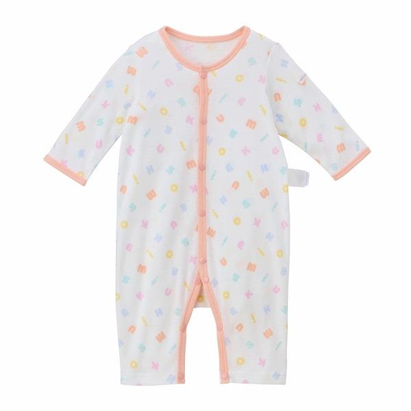 ●取り寄せ商品●ミキハウス　mikihouse　ミキハウスベビー  ピュアベール 総柄 フライス カバーオール肌着(60・70・80・90) | MIKI HOUSE | 05