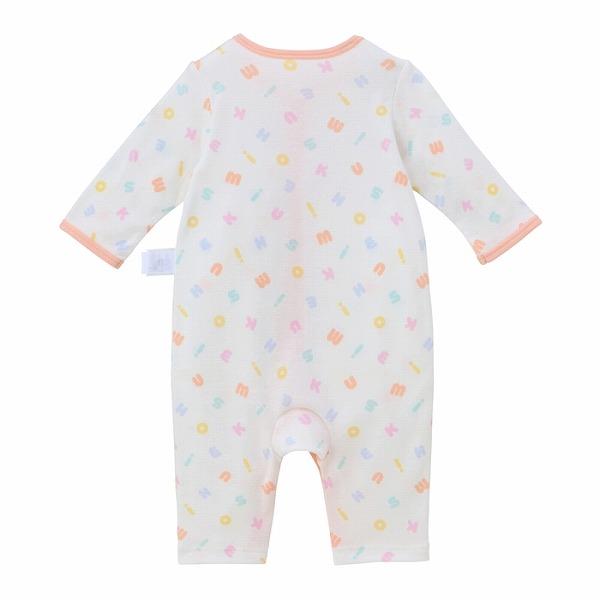 ●取り寄せ商品●ミキハウス　mikihouse　ミキハウスベビー  ピュアベール 総柄 フライス カバーオール肌着(60・70・80・90) | MIKI HOUSE | 06