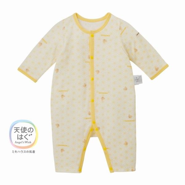 ●取り寄せ商品●ミキハウス ベビー mikihouse　ピュアベールニットガーゼカバーオール肌着(60cm・70cm・80cm） | MIKI HOUSE | 04