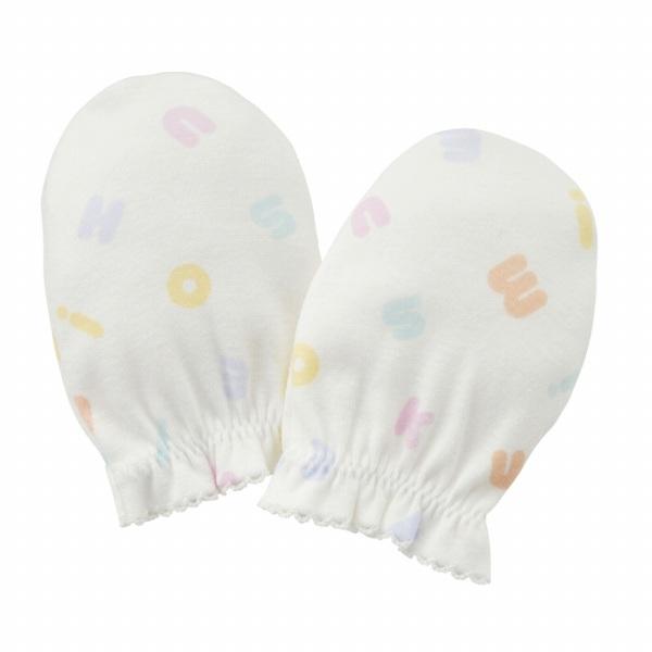 ●取り寄せ商品●ミキハウス　mikihouse　ミトン　クマ柄　ロゴ柄　ベビー用品　べビー　新生児　品　　　綿100　脱げにくい | MIKI HOUSE | 04