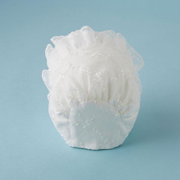 ●取り寄せ商品●ミキハウス ベビー mikihouse　セレモニーフード(オーガンジーレース)(フリー(38-42cm)） | MIKI HOUSE | 02