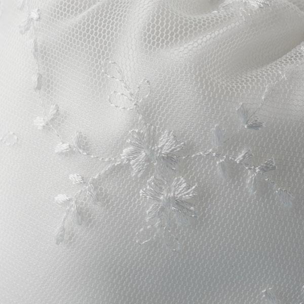 ●取り寄せ商品●ミキハウス ベビー mikihouse セレモニーフード(オーガンジーレース)(フリー(38-42cm)）の画像