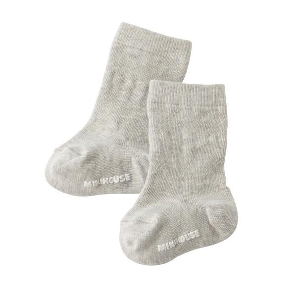 ●取り寄せ商品●ミキハウス ベビー mikihouse　アーガイルハイソックス(7cm-13cm) | MIKI HOUSE | 01