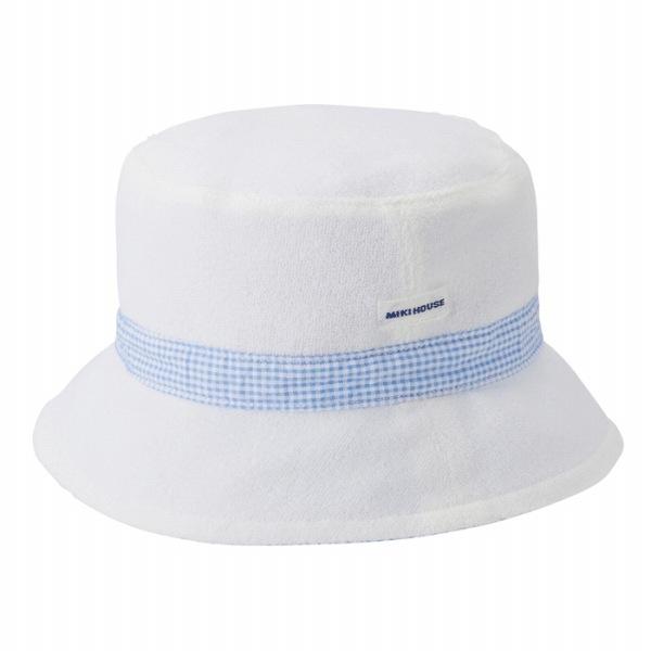 ●取り寄せ商品●ミキハウス　mikihouse　ギンガムチェック　リバーシプル ハット 帽子 ( 40cm 44cm ) ベビー　男の子　女の子 | MIKI HOUSE | 13