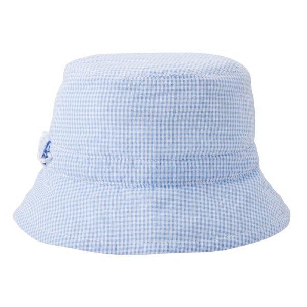 ●取り寄せ商品●ミキハウス　mikihouse　ギンガムチェック　リバーシプル ハット 帽子 ( 40cm 44cm ) ベビー　男の子　女の子 | MIKI HOUSE | 09