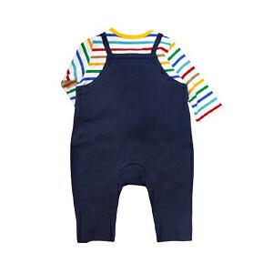 ●取り寄せ商品●ミキハウス ベビー mikihouse　くるま　オーバーオール風カバーオール(70cm・80cm)_2