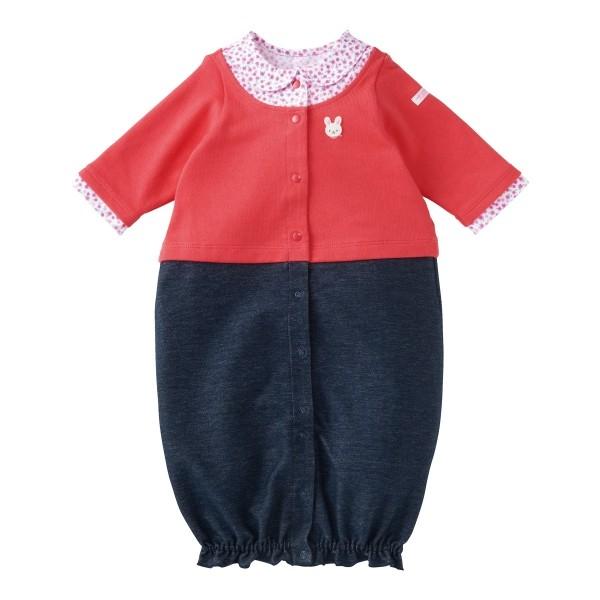 ミキハウス正規販売店/ミキハウス　mikihouse　カーディガンスタイルのツーウェイオール(50cm-60cm)アウトレット ベビー服 赤ちゃん 男の子 女の子 | MIKI HOUSE | 03