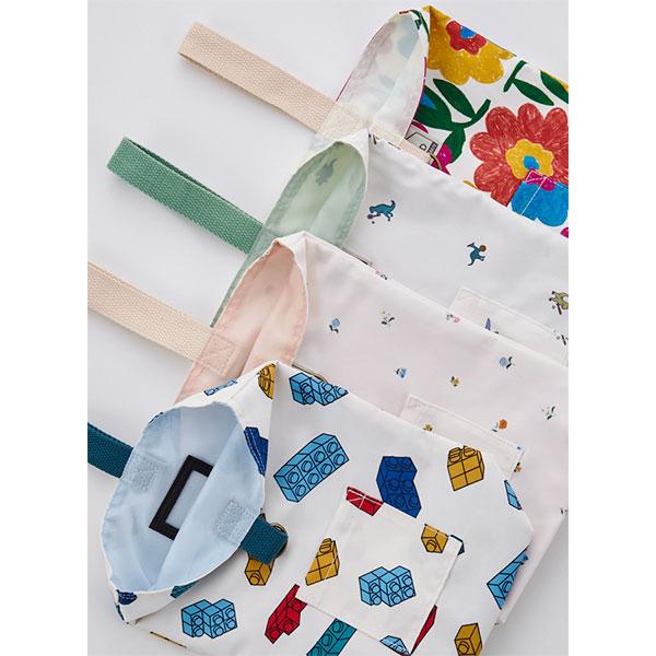 オーシャンアンドグラウンド　OCEAN&GROUND　総柄シューズバッグ　上履き入れ　上靴袋　上履き袋（小学校　男の子　女の子　サブバッグ　） | Ocean&Ground | 02