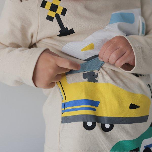 ●40％OFFセール●チークルーム cheek room 新幹線　ロング　Ｔシャツ　長袖  ( 80 90 100 110 120 130 ) ロンT 450261 | CHEEK ROOM | 11
