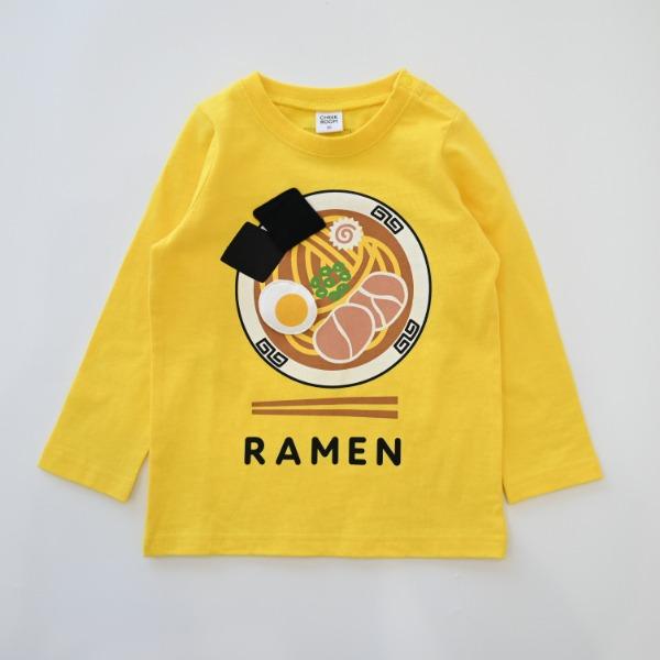 ●40％OFFセール●チークルーム cheek room ラーメン　ロング　Ｔシャツ　長袖   ( 80 90 100 110 120 130 )   ロンT 450263 | CHEEK ROOM | 03