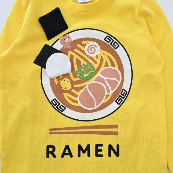 ●40％OFFセール●チークルーム cheek room ラーメン　ロング　Ｔシャツ　長袖   ( 80 90 100 110 120 130 )   ロンT 450263 | CHEEK ROOM | 04