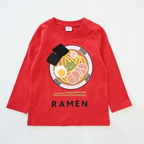 ●40％OFFセール●チークルーム cheek room ラーメン　ロング　Ｔシャツ　長袖   ( 80 90 100 110 120 130 )   ロンT 450263 | CHEEK ROOM | 05