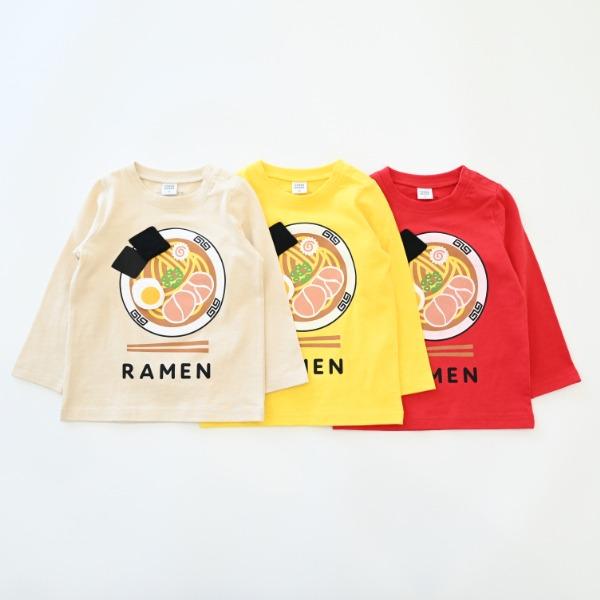 ●40％OFFセール●チークルーム cheek room ラーメン　ロング　Ｔシャツ　長袖   ( 80 90 100 110 120 130 )   ロンT 450263 | CHEEK ROOM | 09