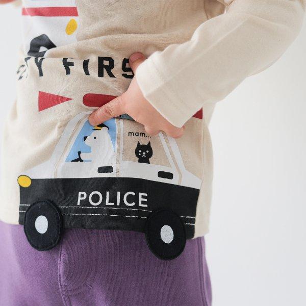 ●40％OFFセール●チークルーム cheek room 働く車　ロング　Ｔシャツ　長袖   ( 80 90 100 110 120 130 )   ロンT 450265 | CHEEK ROOM | 10