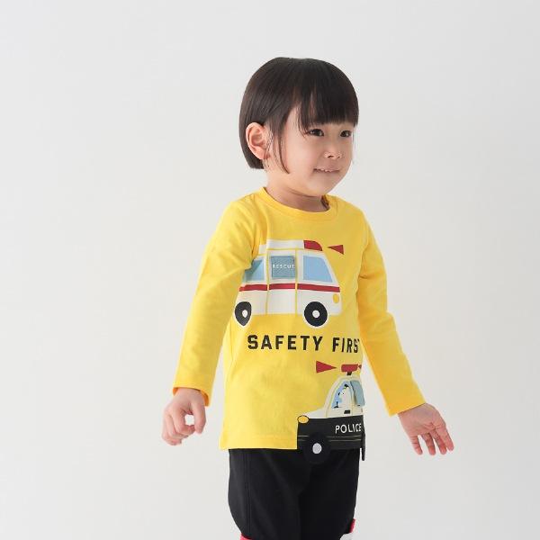 ●40％OFFセール●チークルーム cheek room 働く車　ロング　Ｔシャツ　長袖   ( 80 90 100 110 120 130 )   ロンT 450265 | CHEEK ROOM | 12