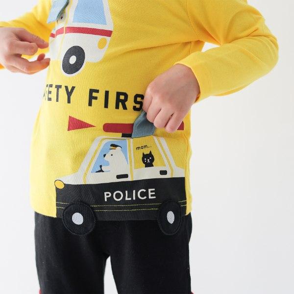 ●40％OFFセール●チークルーム cheek room 働く車　ロング　Ｔシャツ　長袖   ( 80 90 100 110 120 130 )   ロンT 450265 | CHEEK ROOM | 13