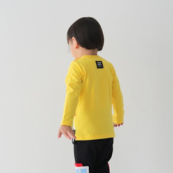 ●40％OFFセール●チークルーム cheek room 働く車　ロング　Ｔシャツ　長袖   ( 80 90 100 110 120 130 )   ロンT 450265 | CHEEK ROOM | 15