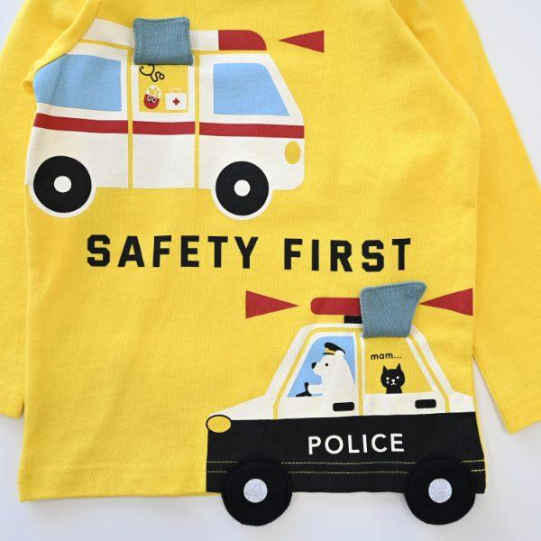 ●40％OFFセール●チークルーム cheek room 働く車　ロング　Ｔシャツ　長袖   ( 80 90 100 110 120 130 )   ロンT 450265 | CHEEK ROOM | 04
