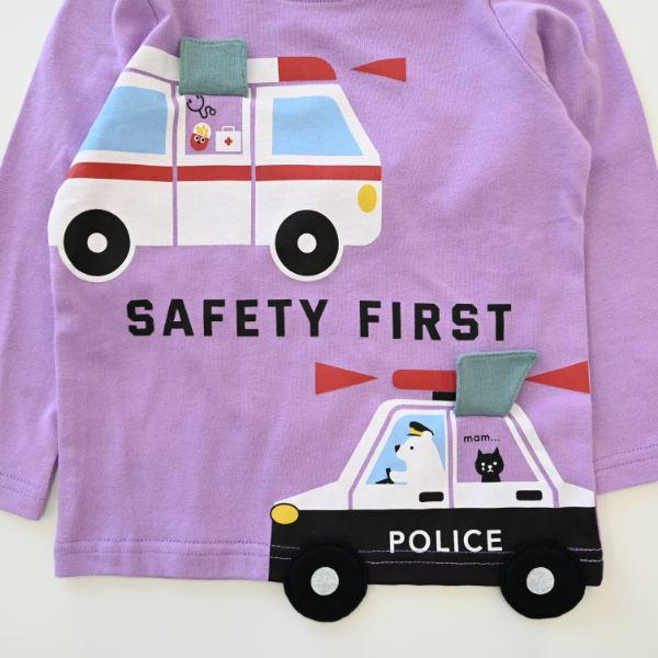 チークルーム cheek room 働く車　ロング　Ｔシャツ　長袖   ( 80 90 100 110 120 130 )   ロンT 450265 | CHEEK ROOM | 06