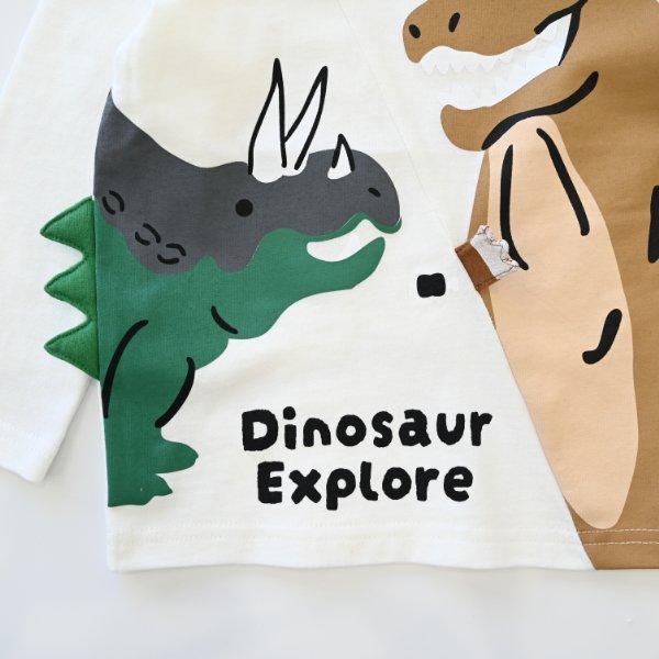 チークルーム cheek room 恐竜　ロング　Ｔシャツ　長袖  ( 80 90 100 110 120 130 )    ロンT 450266 | CHEEK ROOM | 02