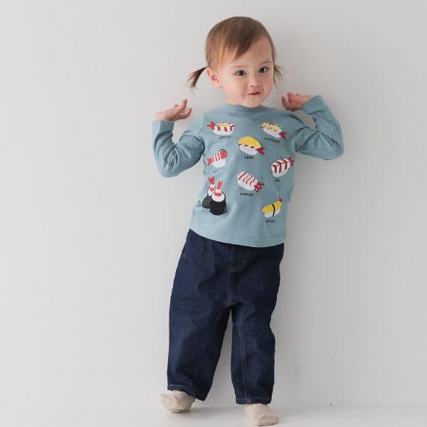 チークルーム cheek room えび祭り　ロング　Ｔシャツ　長袖   ( 80 90 100 110 120 130 )    ロンT 450267 | CHEEK ROOM | 12