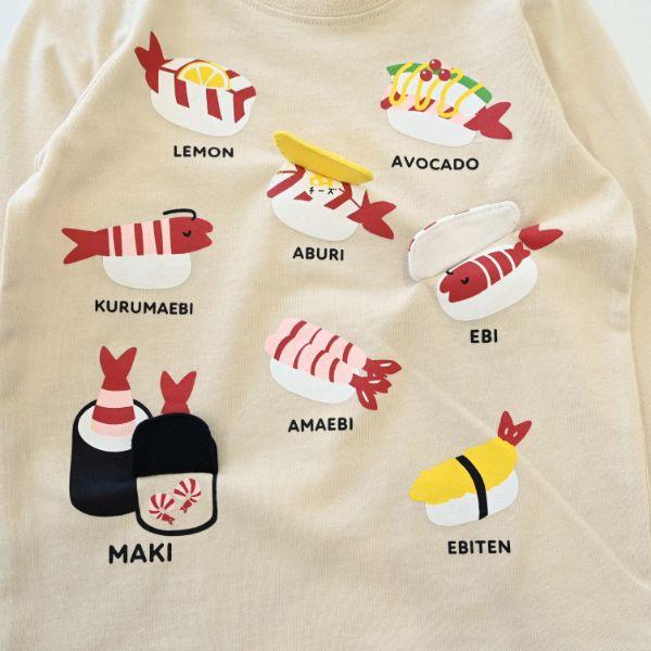 ●40％OFFセール●チークルーム cheek room えび祭り　ロング　Ｔシャツ　長袖   ( 80 90 100 110 120 130 )    ロンT 450267 | CHEEK ROOM | 02