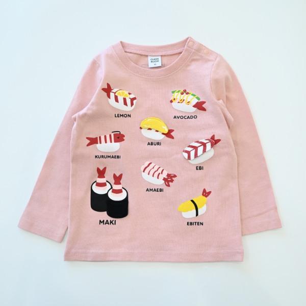 ●40％OFFセール●チークルーム cheek room えび祭り　ロング　Ｔシャツ　長袖   ( 80 90 100 110 120 130 )    ロンT 450267 | CHEEK ROOM | 03