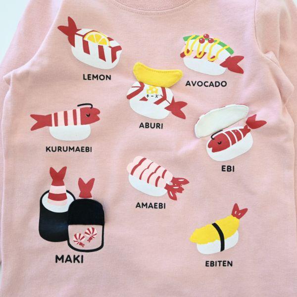 ●40％OFFセール●チークルーム cheek room えび祭り　ロング　Ｔシャツ　長袖   ( 80 90 100 110 120 130 )    ロンT 450267 | CHEEK ROOM | 04