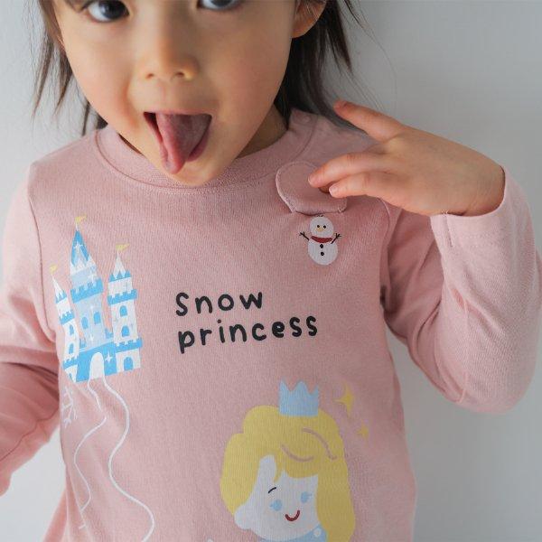 ●40％OFFセール●チークルーム cheek room 雪のお姫様　ロング　Ｔシャツ　長袖  ( 80 90 100 110 120 130 )    ロンT | CHEEK ROOM | 13