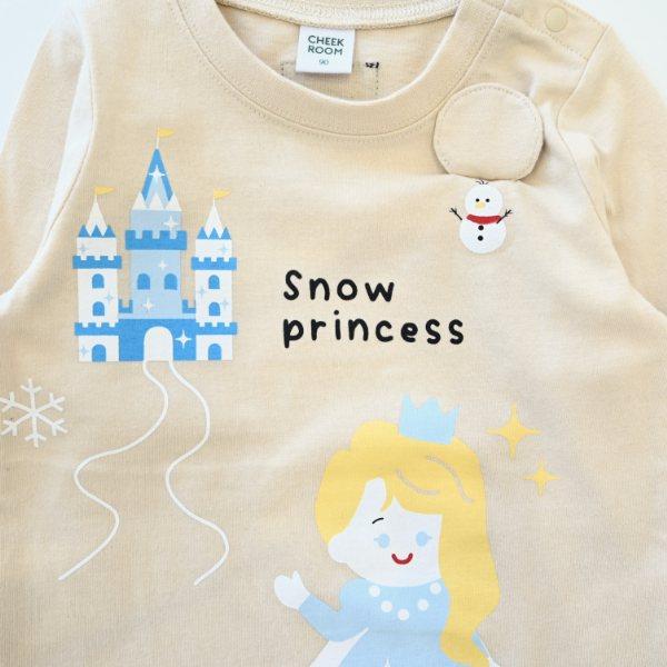 ●40％OFFセール●チークルーム cheek room 雪のお姫様　ロング　Ｔシャツ　長袖  ( 80 90 100 110 120 130 )    ロンT | CHEEK ROOM | 02