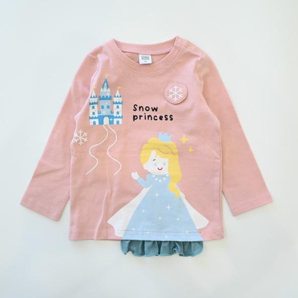 ●40％OFFセール●チークルーム cheek room 雪のお姫様　ロング　Ｔシャツ　長袖  ( 80 90 100 110 120 130 )    ロンT | CHEEK ROOM | 04
