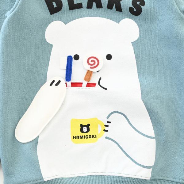 チークルーム cheek room しろくまの歯磨き　トレーナー　( 80 90 100 110 120 130 ) 子ども服 幼児 キッズ | CHEEK ROOM | 10
