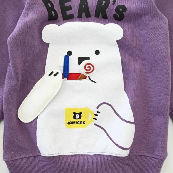 チークルーム cheek room しろくまの歯磨き　トレーナー　( 80 90 100 110 120 130 ) 子ども服 幼児 キッズ | CHEEK ROOM | 13