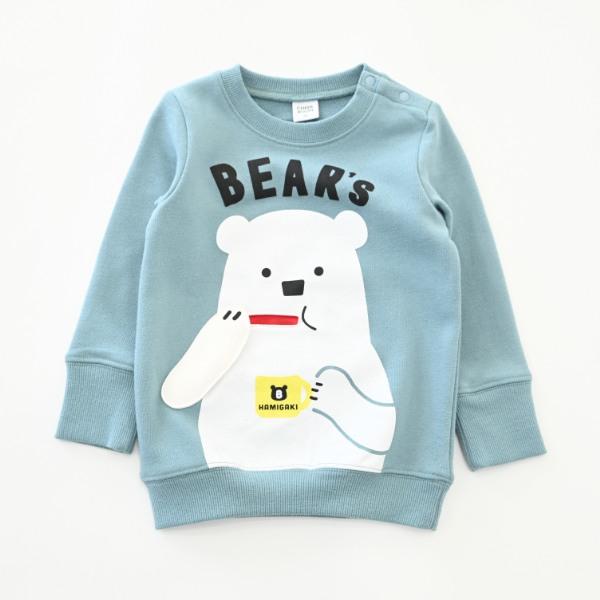 ●40％OFFセール●チークルーム cheek room しろくまの歯磨き　トレーナー　( 80 90 100 110 120 130 ) 子ども服 幼児 キッズ | CHEEK ROOM | 08