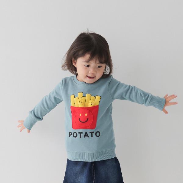 チークルーム cheek room スマイルポテト　トレーナー　( 80 90 100 110 120 130 ) 子ども服 幼児 キッズ | CHEEK ROOM | 03