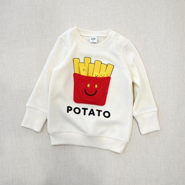 チークルーム cheek room スマイルポテト　トレーナー　( 80 90 100 110 120 130 ) 子ども服 幼児 キッズ | CHEEK ROOM | 06