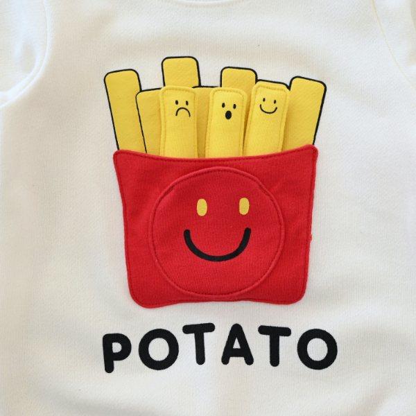 チークルーム cheek room スマイルポテト　トレーナー　( 80 90 100 110 120 130 ) 子ども服 幼児 キッズ | CHEEK ROOM | 07
