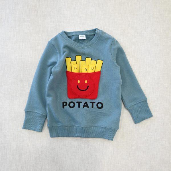 チークルーム cheek room スマイルポテト　トレーナー　( 80 90 100 110 120 130 ) 子ども服 幼児 キッズ | CHEEK ROOM | 08