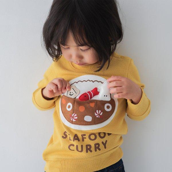チークルーム cheek room シーフードカレー　トレーナー　( 80 90 100 110 120 130 ) 子ども服 幼児 キッズ | CHEEK ROOM | 05