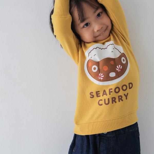チークルーム cheek room シーフードカレー　トレーナー　( 80 90 100 110 120 130 ) 子ども服 幼児 キッズ | CHEEK ROOM | 06