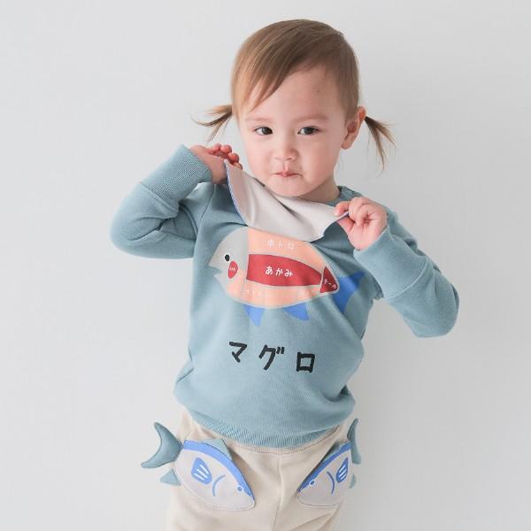 チークルーム cheek room マグロ トレーナー　( 80 90 100 110 120 130 ) 子ども服 幼児 キッズ | CHEEK ROOM | 02